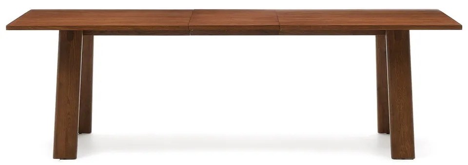 Rozkładany stół z dodatkowym blatem z blatem w dekorze orzecha 95x200 cm Arlen – Kave Home