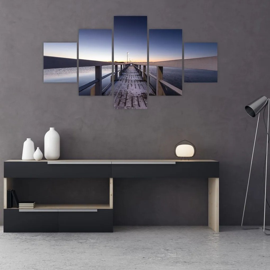 Obraz - Na molo (125x70 cm)