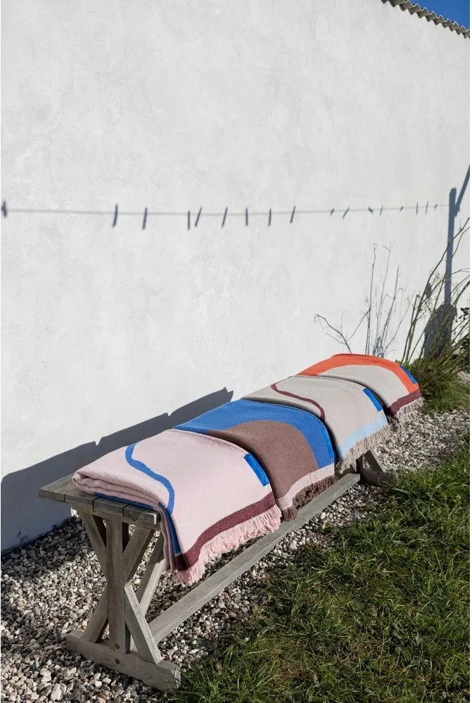 Beżowy koc 130x175 cm Studio – Mette Ditmer Denmark