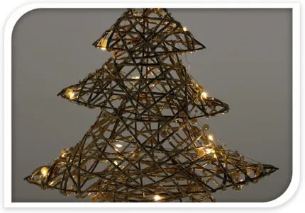 Ozdobna choinka 20 LED, 30 cm