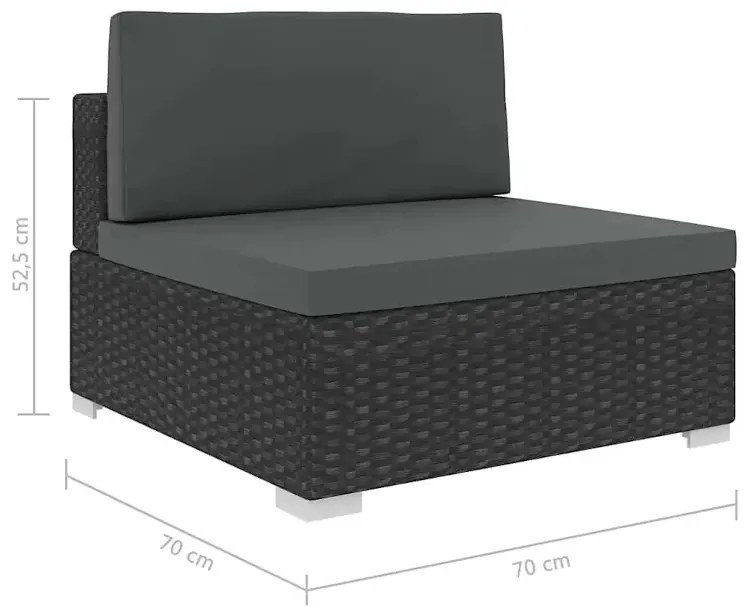 6-częściowy zestaw wypoczynkowy do ogrodu - Yantar