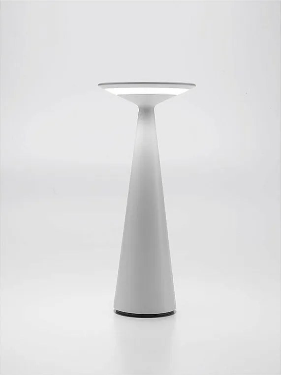 Lampa stołowa LED Dama Bianca z wejściem USB i funkcją powerbanku