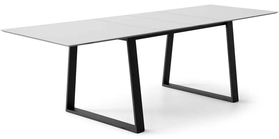 Biały rozkładany stół z białym blatem 100x210 cm Meza – Hammel Furniture