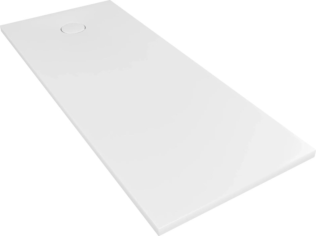 Brodzik prostokątny z konglomeratu RONA Classic XXL |Różne rozmiary | Różne kolory : Kolor - Beż matowy, Rozmiar - 180x90 cm