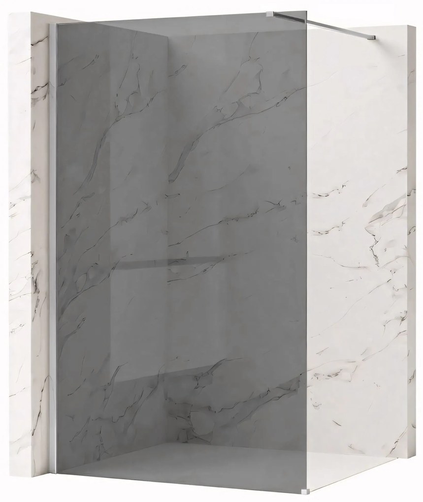 Kabina prysznicowa Walk-In Rea Flexi Grey / Chrome 110