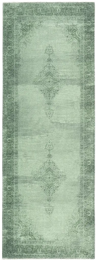 Dywan vintage Marylou zielony 80 cm x 195 cm
