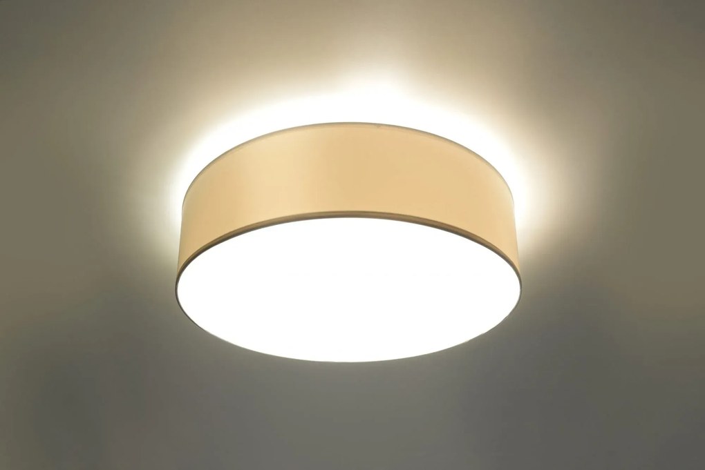 Minimalistyczny plafon do przedpokoju LED E778-Vati - biały