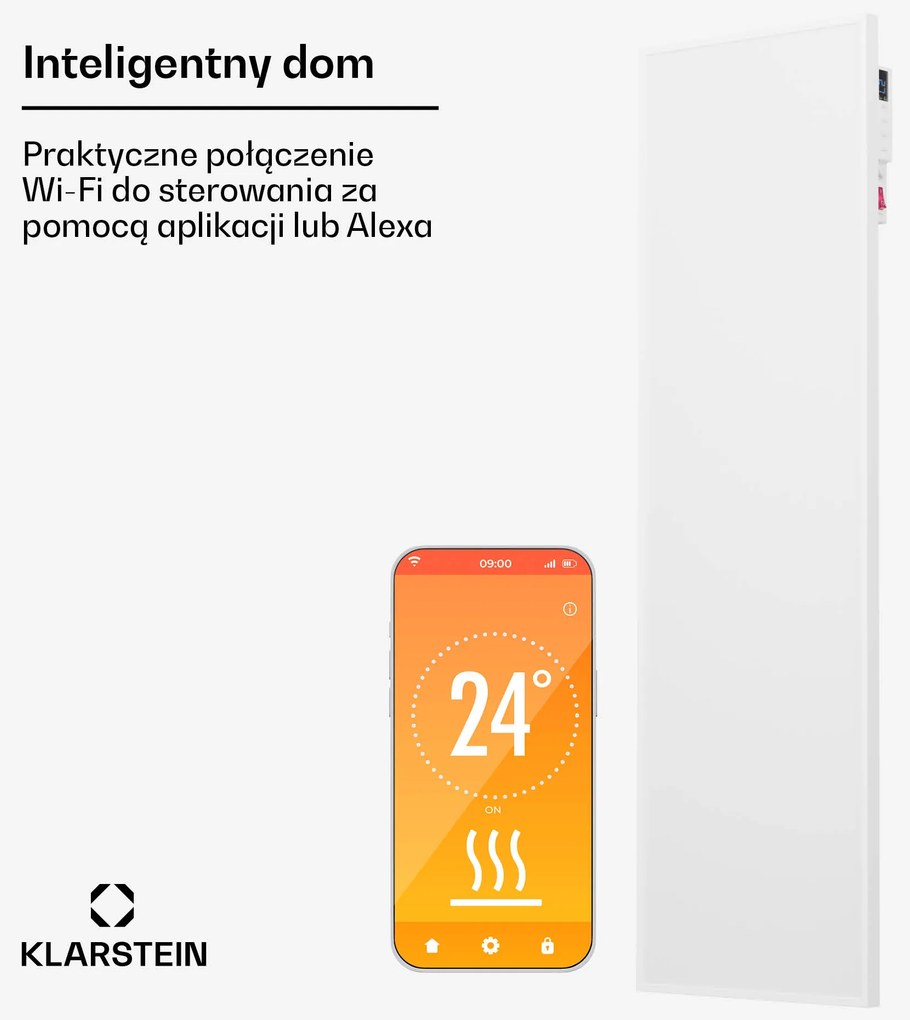 Klarstein Wonderwall Air Smart 320 Panel grzewczy na podczerwień