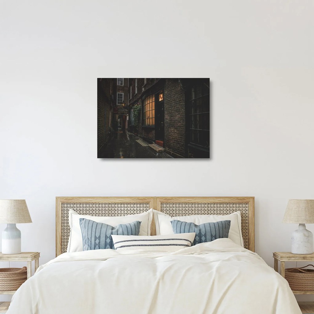 Obraz na szkle - Ulica w Londynie (70x50 cm)