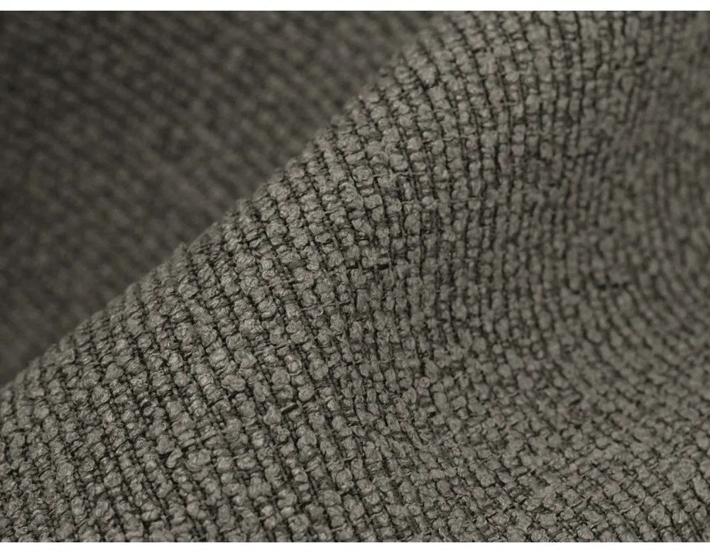 Ciemnoszara rozkładana sofa z materiału bouclé 255 cm Milu – Makamii