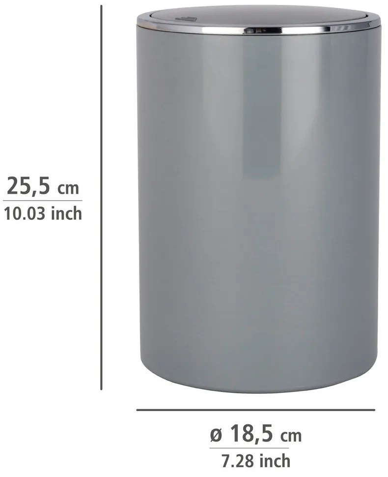 Kosz na śmieci INCA GREY, WENKO