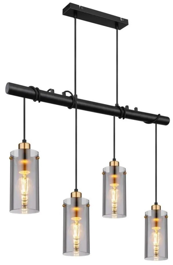 Globo 15564-4H - Żyrandol na lince FANNI 4xE27/40W/230V