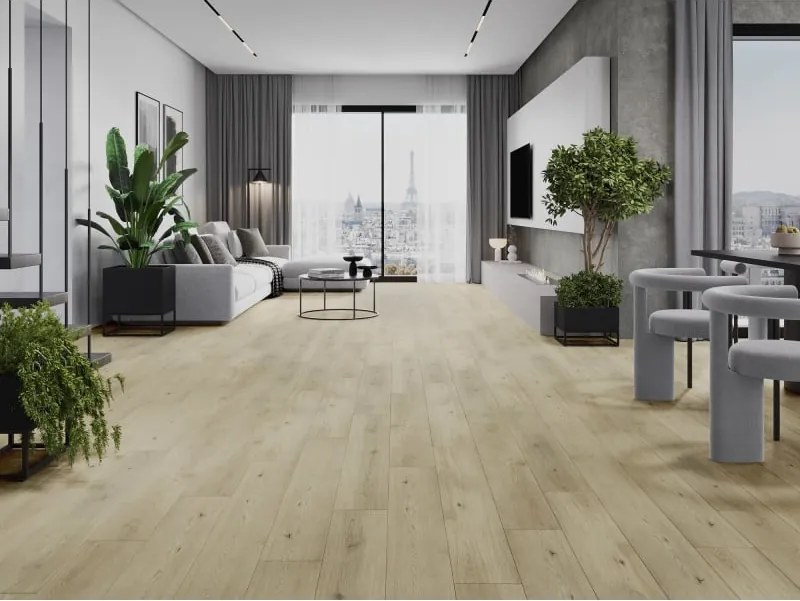 Mexen Calera panele winylowe 1227 x 187 mm LVT Dryback 2,5 mm, podkład PVC, 4 V-Fuga, Dąb - F1320-1227-187-255-4V1-01