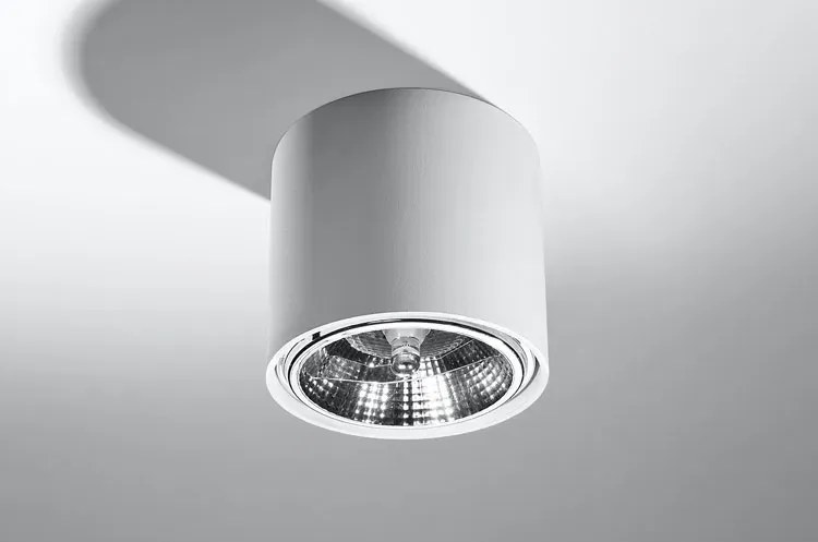 Plafon Led Biały Nowoczesny Tuba G6-W88