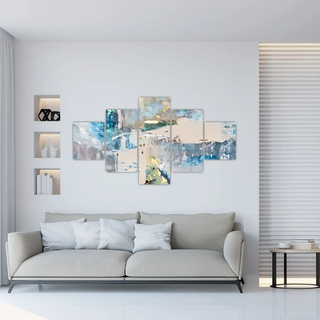Obraz - Abstrakcja (125x70 cm)