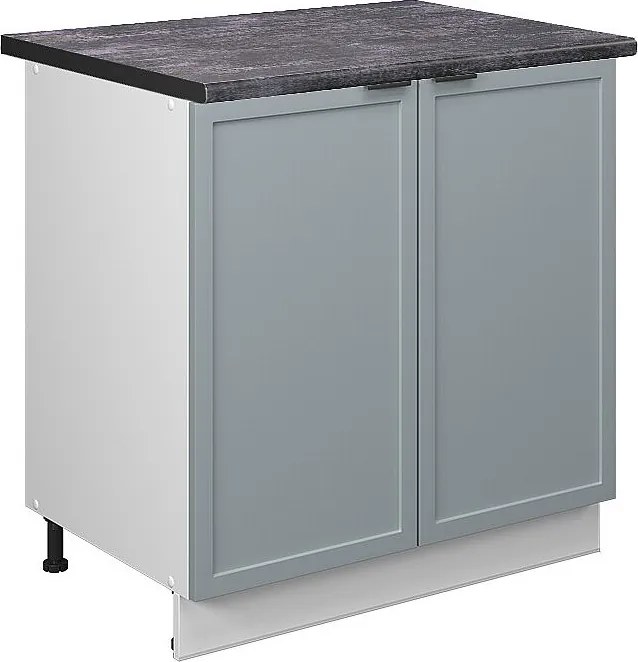 Szafka pod zlew jasnoniebiesko-szary 80x60x82 fame-line