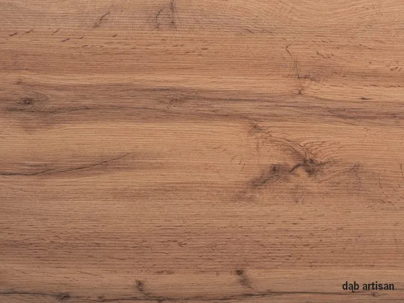 Stół rozkładany NIGEL 120(160)x80 dąb artisan/biały mat SIGNAL