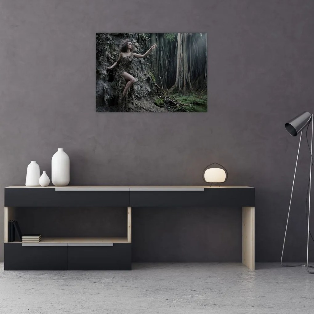 Obraz - Leśna wróżka (70x50 cm)