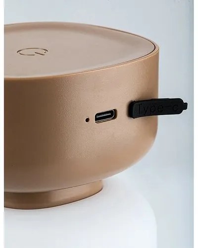 Rabalux 77143 zewnętrzna lampka stołowa LED Funes,funkcjonalna, 3 W, brązowa