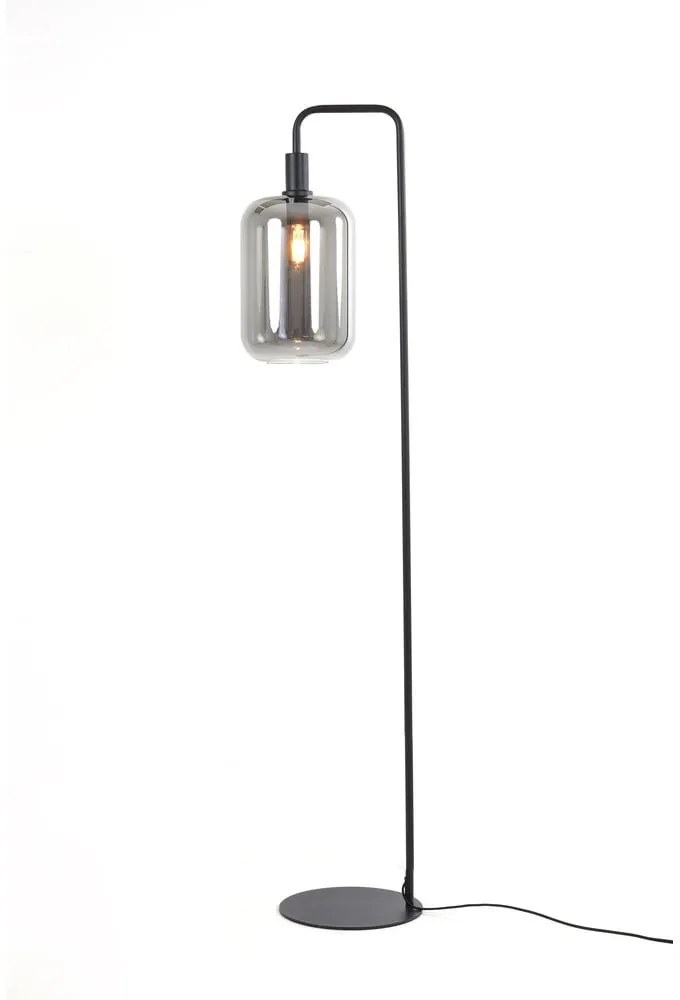 Czarna lampa stojąca (wysokość 155 cm) Lekar – Light &amp; Living