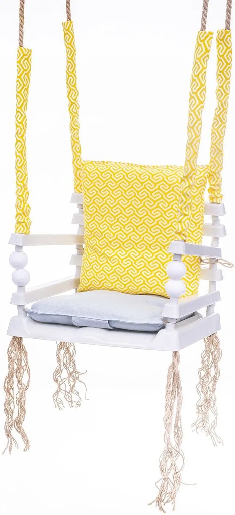 Żółta huśtawka dla dziecka 3w1 K1-M33