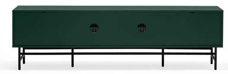 Czarno-zielony stolik pod TV Teulat Punto