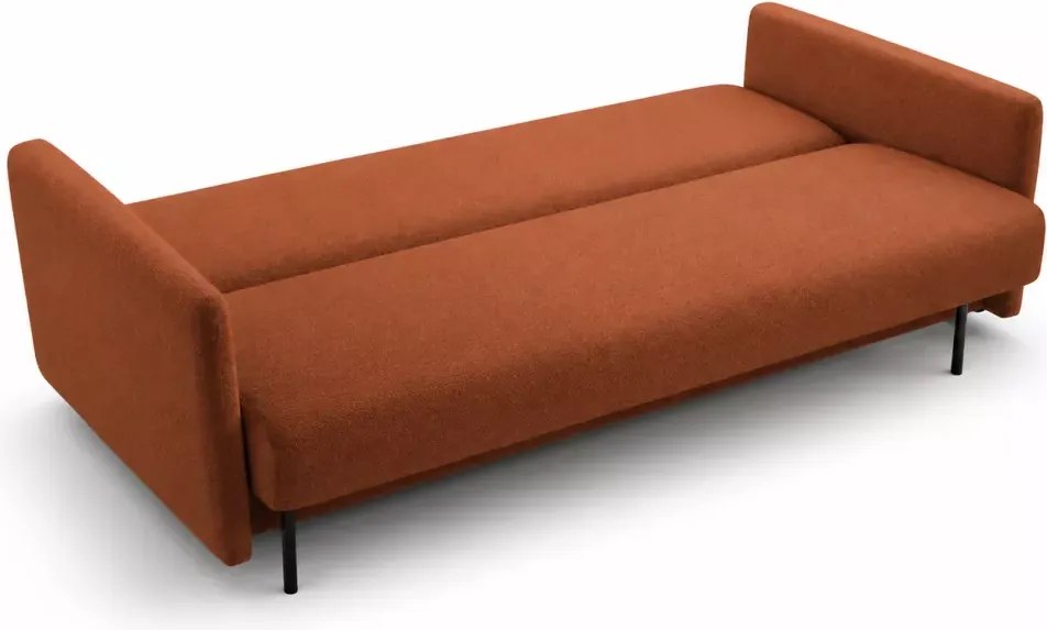Kanapa Velario – nowoczesna sofa 3-osobowa z funkcją spania i pojemnikiem na pościel, dostępna w 6 kolorach tkanin szenilowych