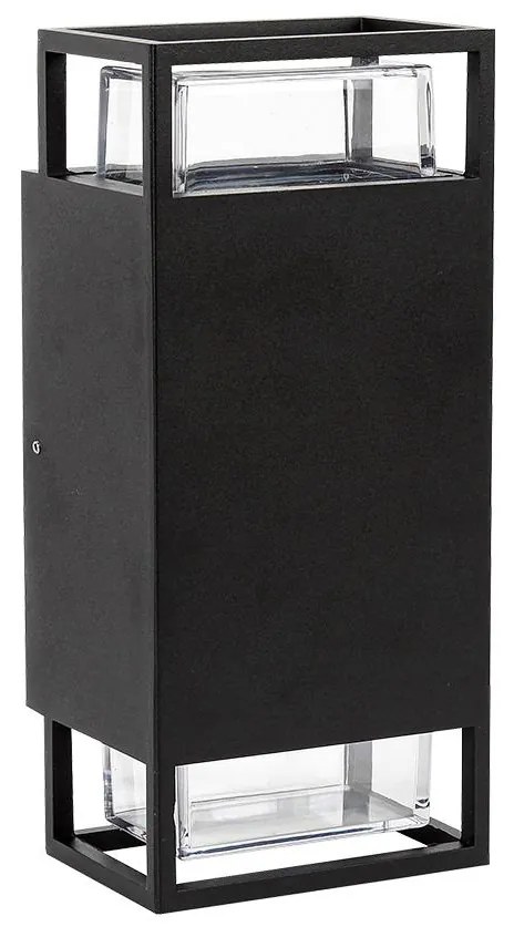 Prezent 28211A - Kinkiet zewnętrzny EVENTO 2xGU10/35W/230V IP54 czarny