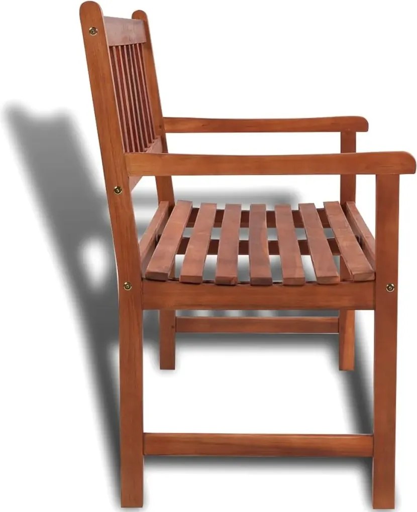 Drewniana ławka ogrodowa- brązowa E6-T35