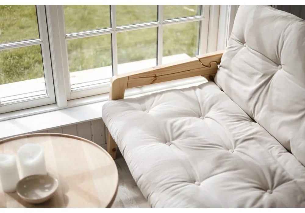 Musztardowa rozkładana sofa 190 cm Grab Clear – Karup Design
