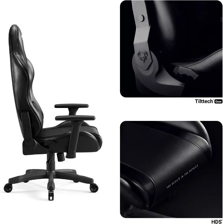 Fotel dla graczy Diablo X-Horn 2.0 Normal Size czarny