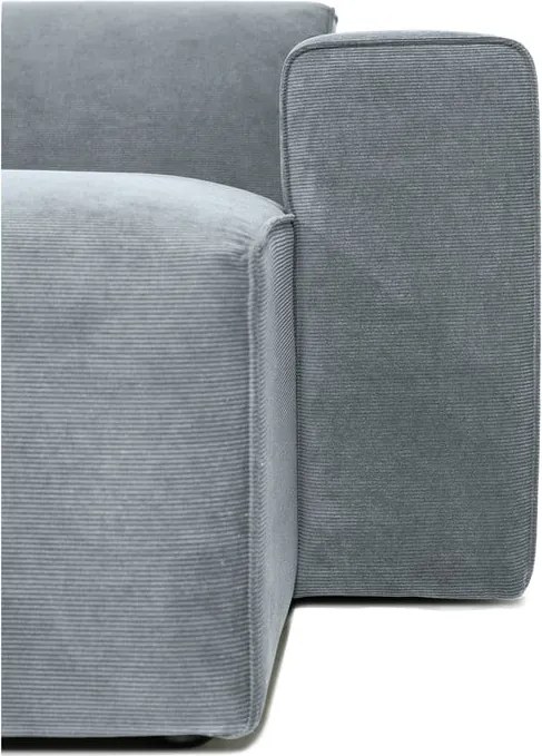 Szary sztruksowy moduł sofy (prawostronny) Sting – Scandic