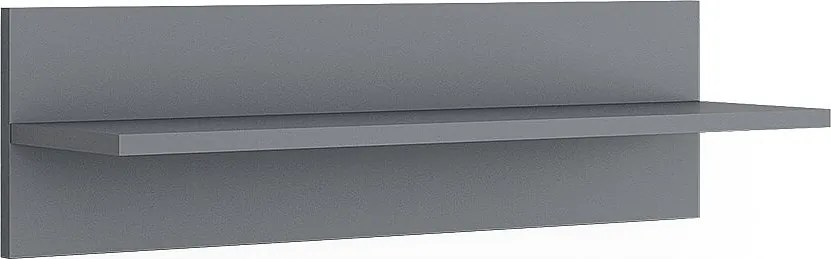 Półka ścienna szary 70x20x20 ajaton