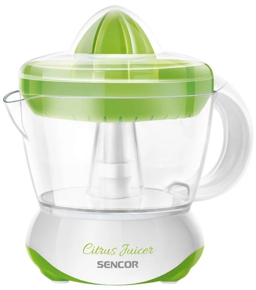 Sencor - Elektryczna prasa do cytrusów 0,7 l 40W/230V biała/zielona