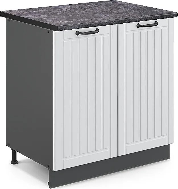 Szafka pod zlew biały domek wiejski 80x60x82 fame-line