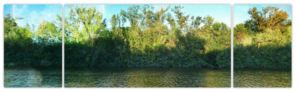 Obraz - jezioro (170x50 cm)