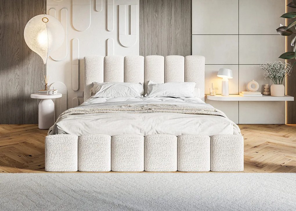 Łóżko Slim 11 z pojemnikiem i stelażem 160x200 cm, kolor Catch Me 01