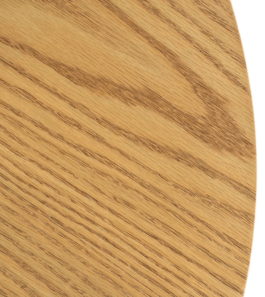 Stolik Kawowy LINCOLN 80 cm Dąb Złoty/Czarny Loft