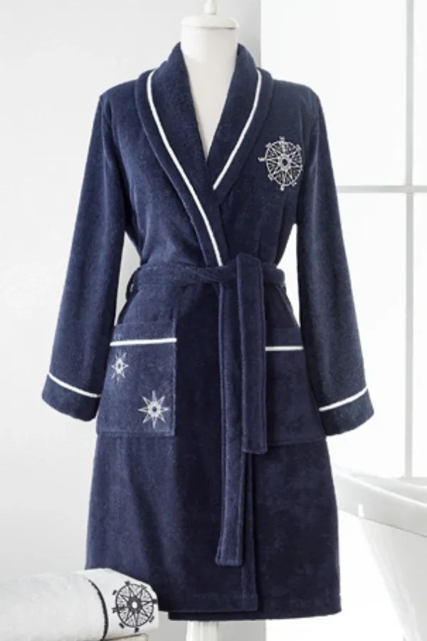 Damski krótki szlafrok MARINE LADY XL Biały