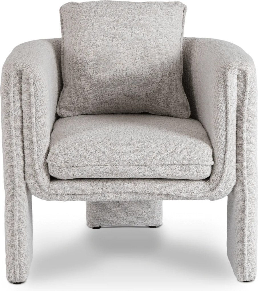 Fotel Wypoczynkowy do Salonu GALA Szary Nowoczesny