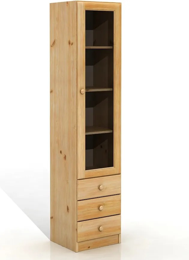 Witryna z litego drewna 3S-W