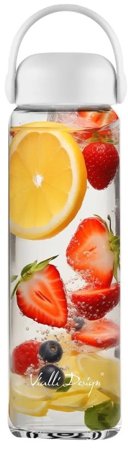 Biała szklana butelka 540 ml Fuori – Vialli Design