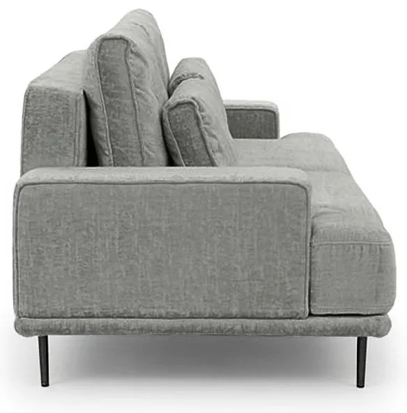 Kanapa do salonu Nicole - szary szenil Perfect Harmony 85 / nogi czarne