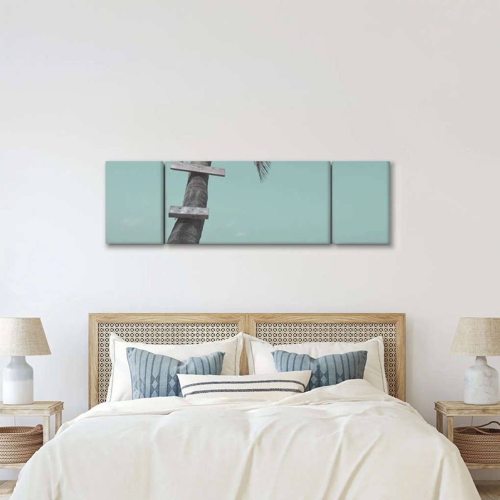 Obraz - Palma na Karaibach (170x50 cm)