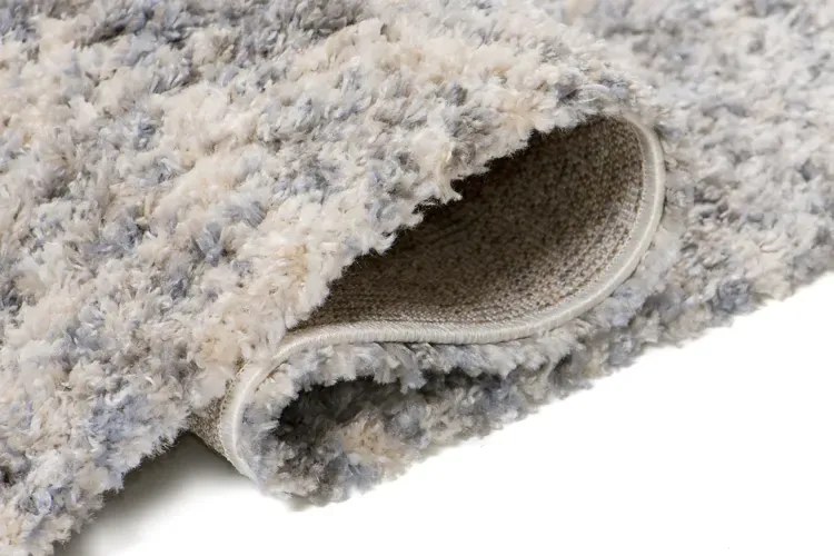 Włochaty kremowych dywan shaggy w skandynawskim stylu L2-T05
