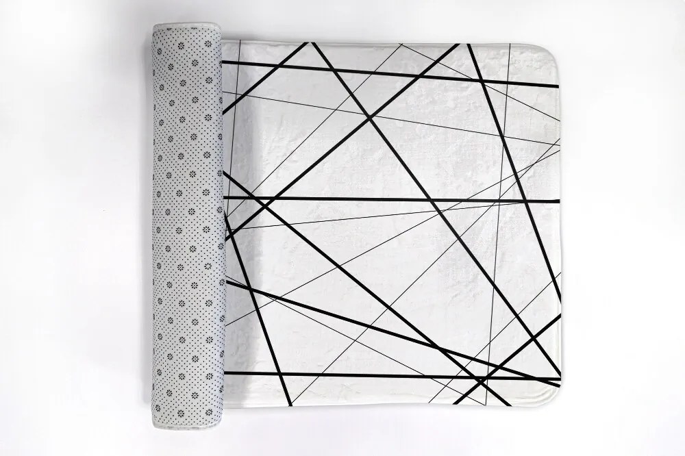 Dywanik łazienkowy antypoślizgowy Dywanik łazienkowy antypoślizgowy Linie Geometryczne