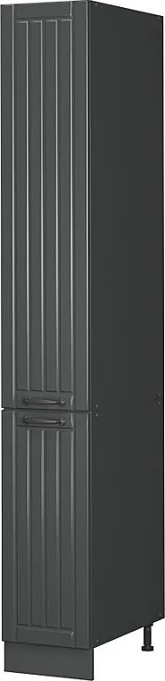 Szafka dolna do kuchni ciemnoszary 30x58x206.8 fame-line