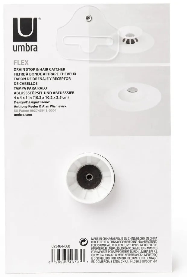 Silikonowe korek do zlewu Flex – Umbra