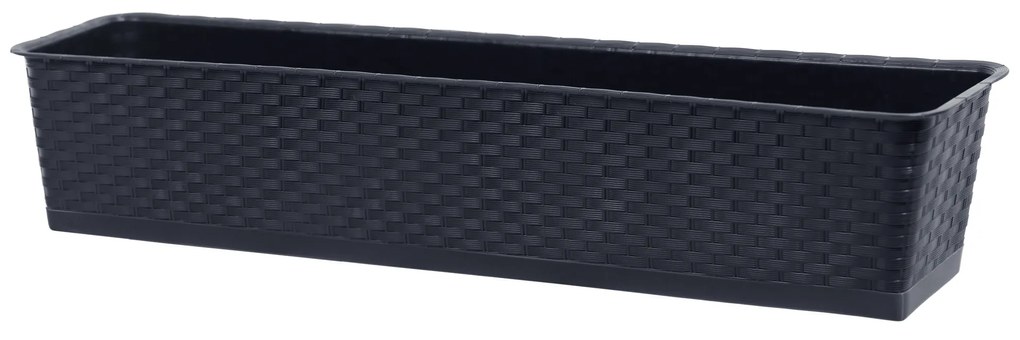 Skrzynka balkonowa Ratolla Case P 80 cm antracyt PROSPERPLAST