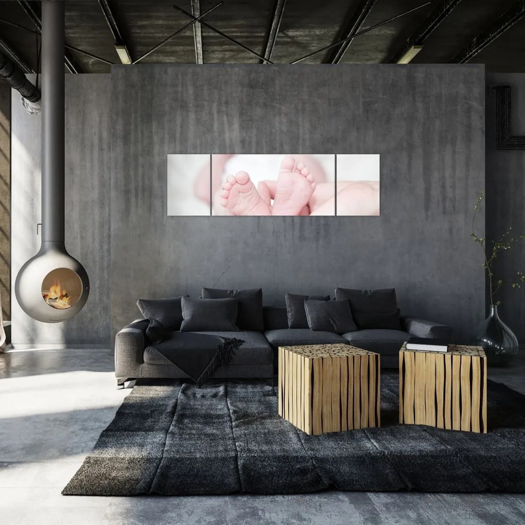 Obraz dziecięcych nóżek (170x50 cm)